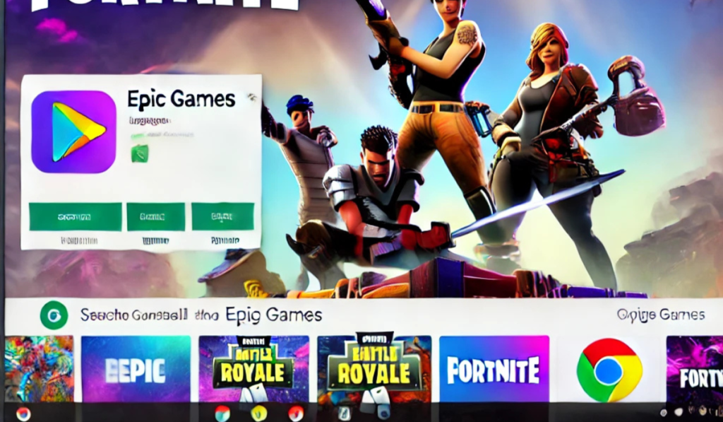 Installing Fortnite on Chromebook through Google Play Store